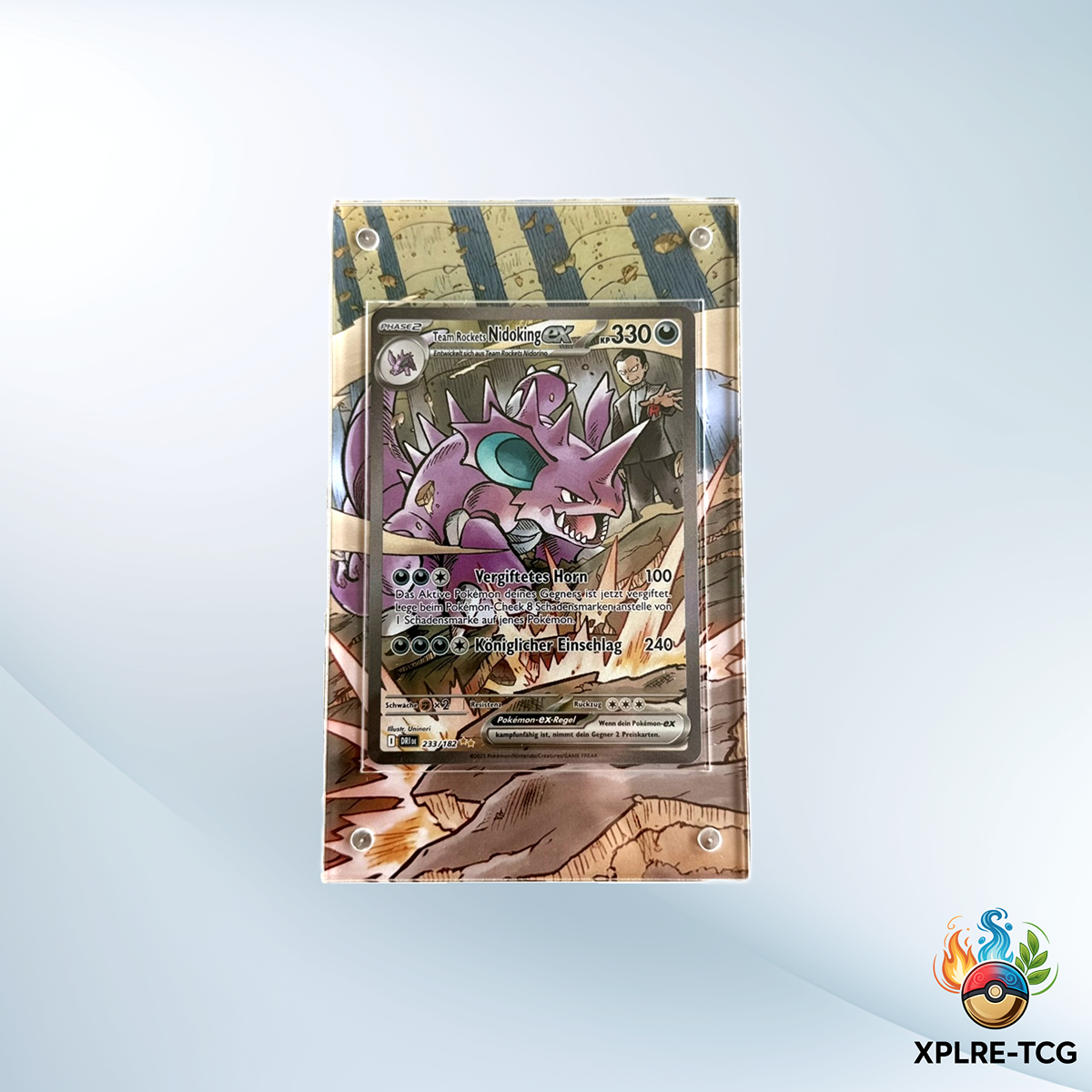 Team Rockets Nidoking ex - MOneC Case