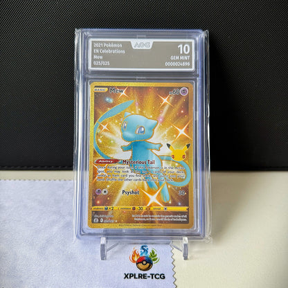 Mew 025/025 – Celebrations – AOG 10 GEM MINT – Englisch