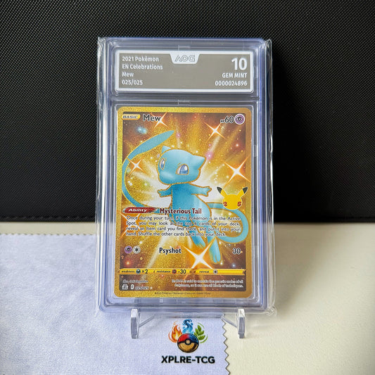Mew 025/025 – Celebrations – AOG 10 GEM MINT – Englisch