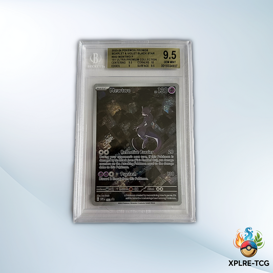 Mewtwo Promo 151 Ultra Premium Collection Beckett Grading Service 9.5 BGS 9.5