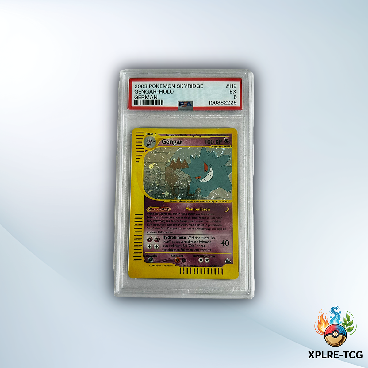 Gengar Skyridge Holo #H9 | PSA 5