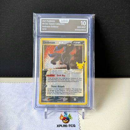 Umbreon Goldstar – Celebrations Classic Collection 17/17 (AOG 10 GEM MINT)