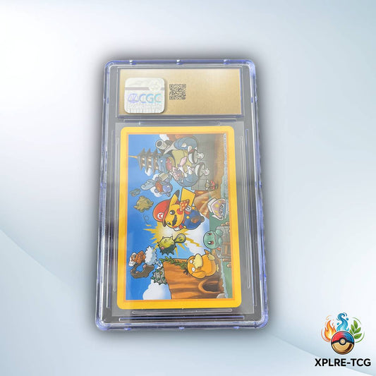 CGC Pristine 10 - Ace of Diamonds - Mario Pikachu Playing Cards 2016 - Ultra Rare